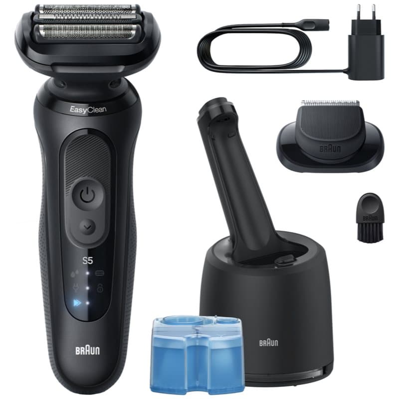 Series 5 52-N7200cc elektryczna maszynka do golenia ze stacją czyszczącą i ładującą SmartCare Black