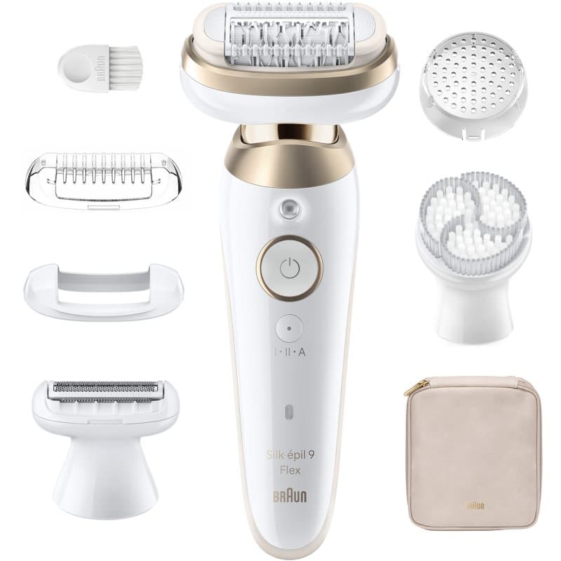Silk-épil 9 9-060 3D epilator z maksymalnie elastyczną głowicą do golenia na mokro i na sucho