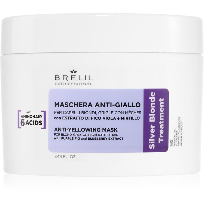 Anti-yellowing Mask maska przeciw żółtym tonom do blond i siwych włosów