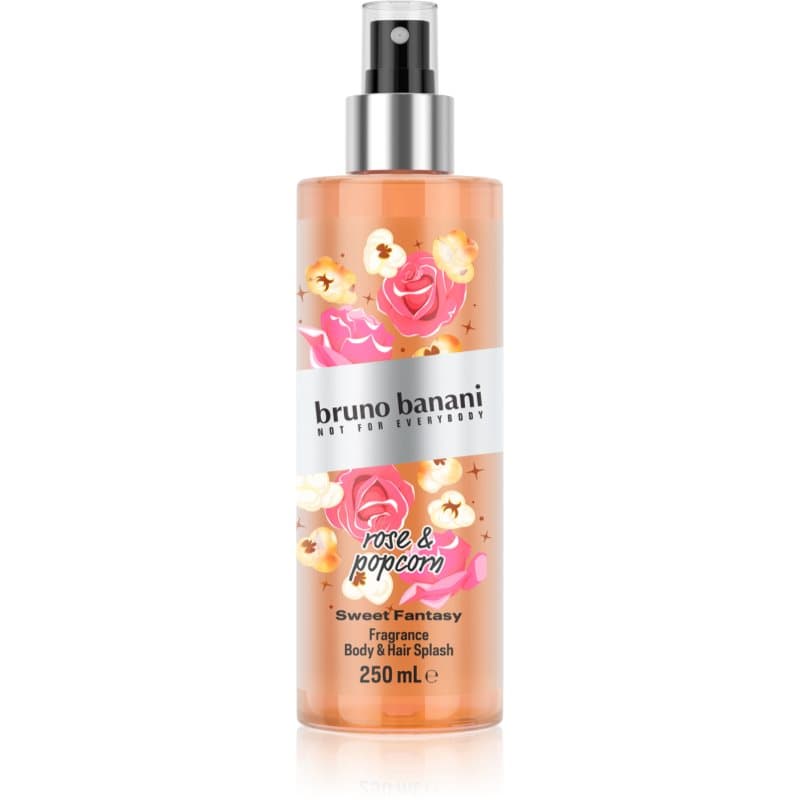Sweet Fantasy Rose & Popcorn perfumowany spray do ciała do ciała i włosów dla kobiet