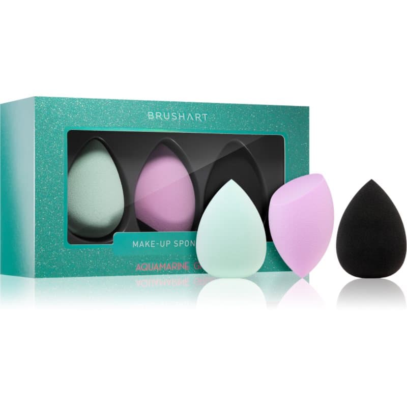 Make-up Sponge Set gąbka do makijażu AQUAMARINE GREEN