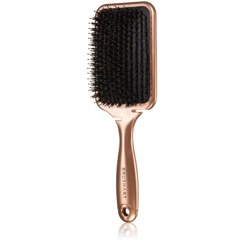 Hair Boar bristle paddle hairbrush szczotka do włosów z włosiem dzika Bronze