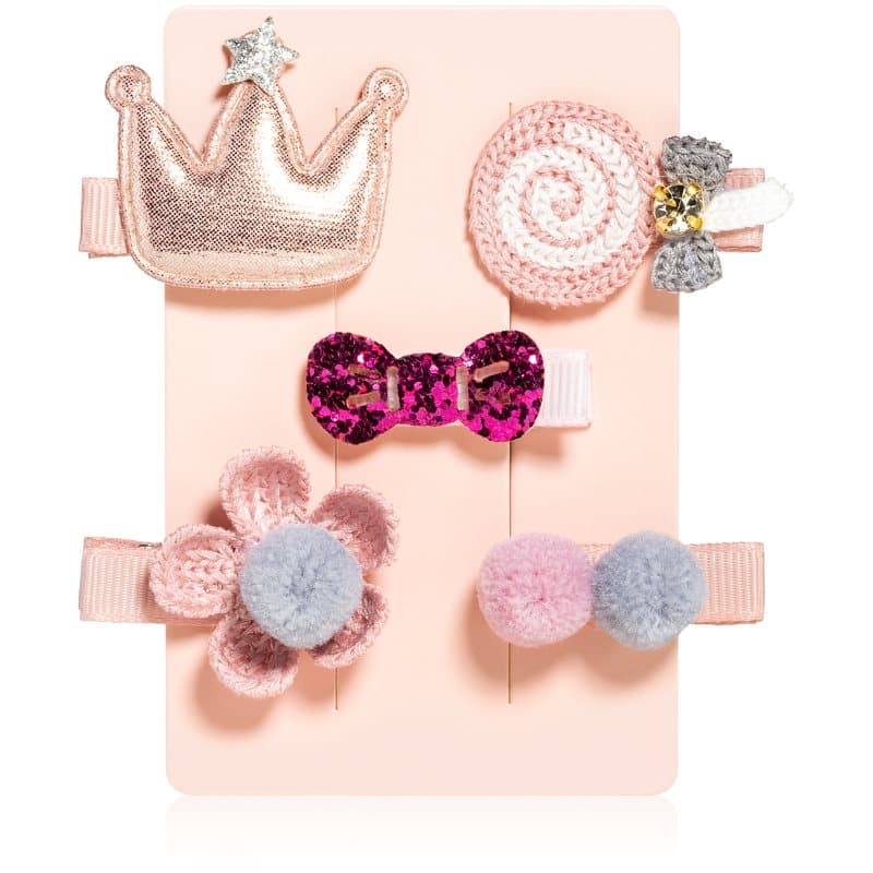 KIDS Little princess hair clip set spinki do włosów Pink