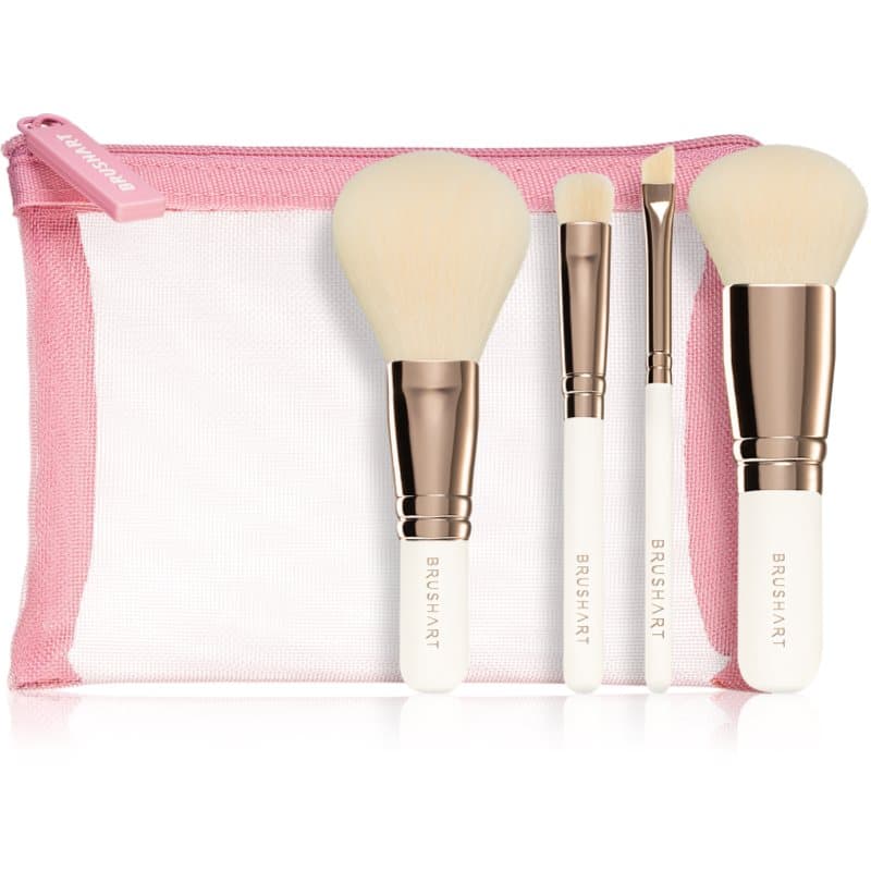 Basic On-the-go Glam mini make-up brush set podróżny zestaw pędzli do makijażu z etui