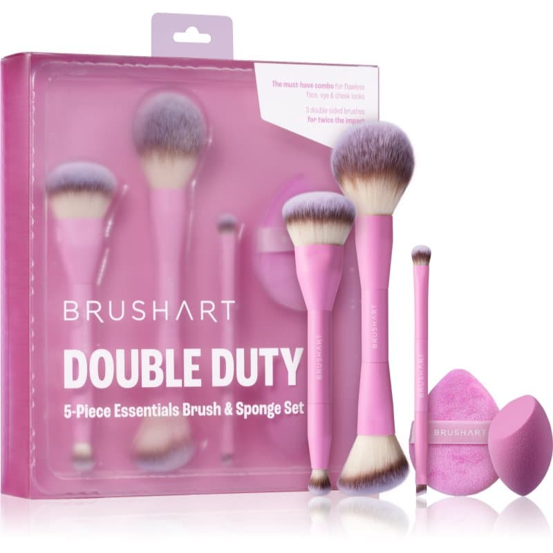 Double Duty 5-Piece Essentials Brush & Sponge Set zestaw pędzli