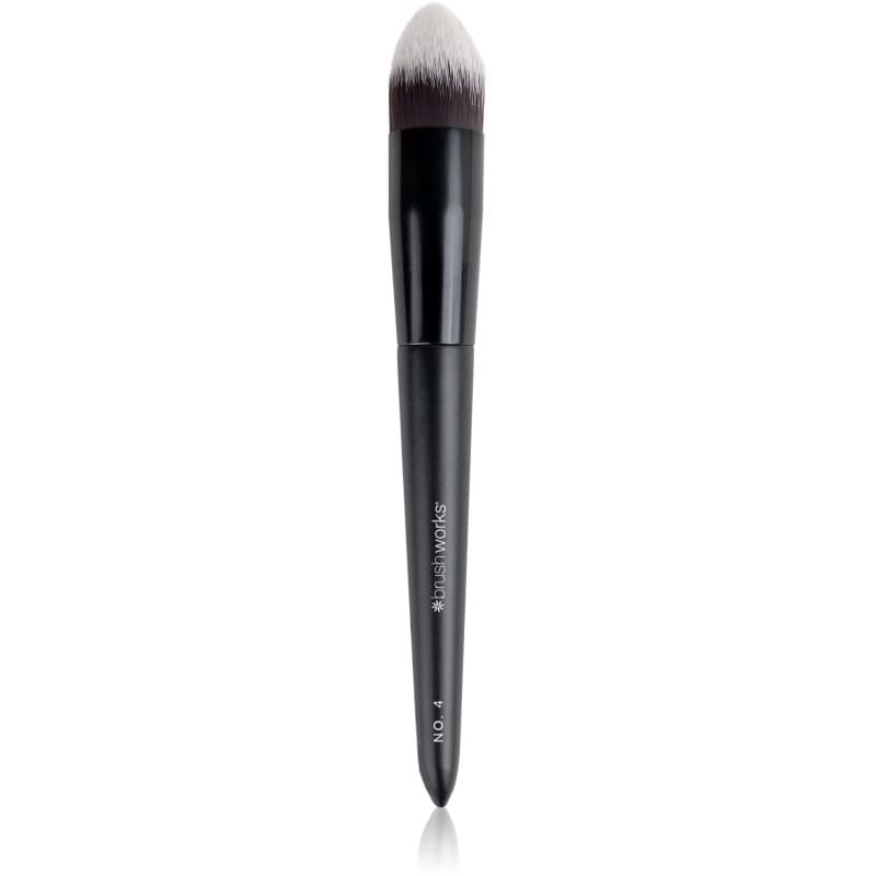 Tapered Precision Buffing Brush pędzel do podkładu typ NO. 4