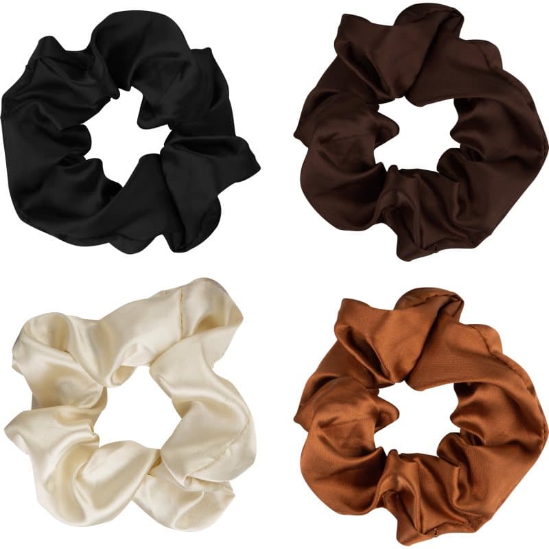 Satin Scrunchies Natural gumki do włosów