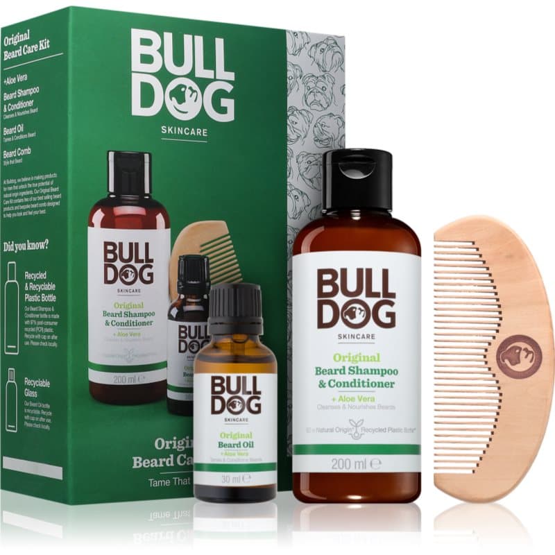 Original Beard Care Kit zestaw upominkowy dla mężczyzn Peach Wood 10,4 cm