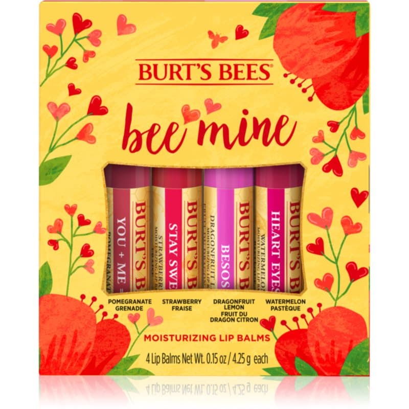 Bee Mine balsam do ust z woskiem pszczelim smak Pomegranate, Strawberry, Dragonfruit Lemon, Watermelon