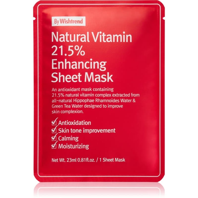 By Wishtrend Natural Vitamin maska wzmacniająca w płacie