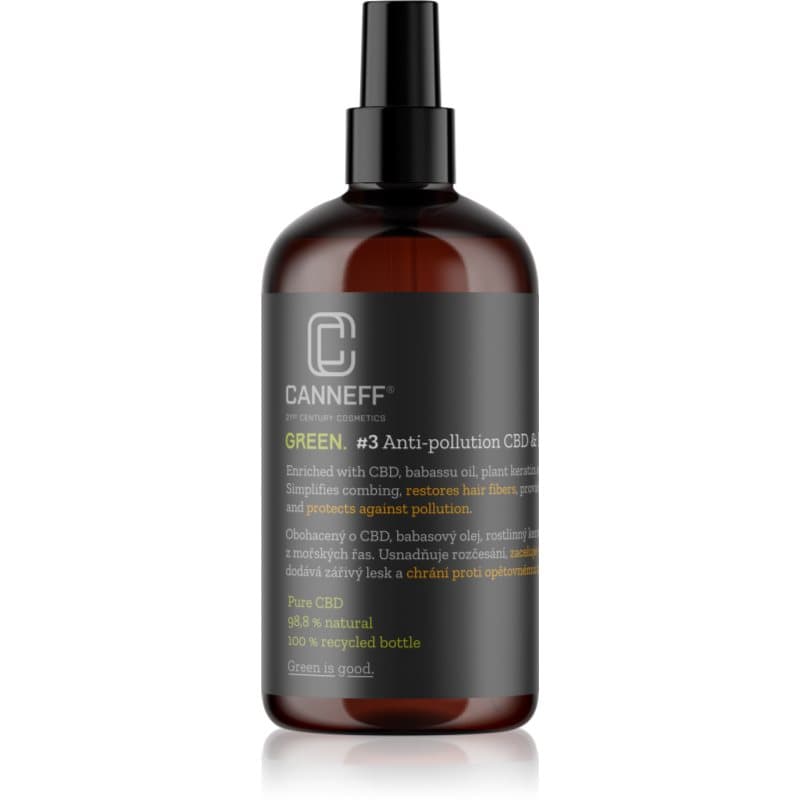 Green Anti-pollution CBD & Plant Keratin Hair Spray pielęgnacja bez spłukiwania do włosów