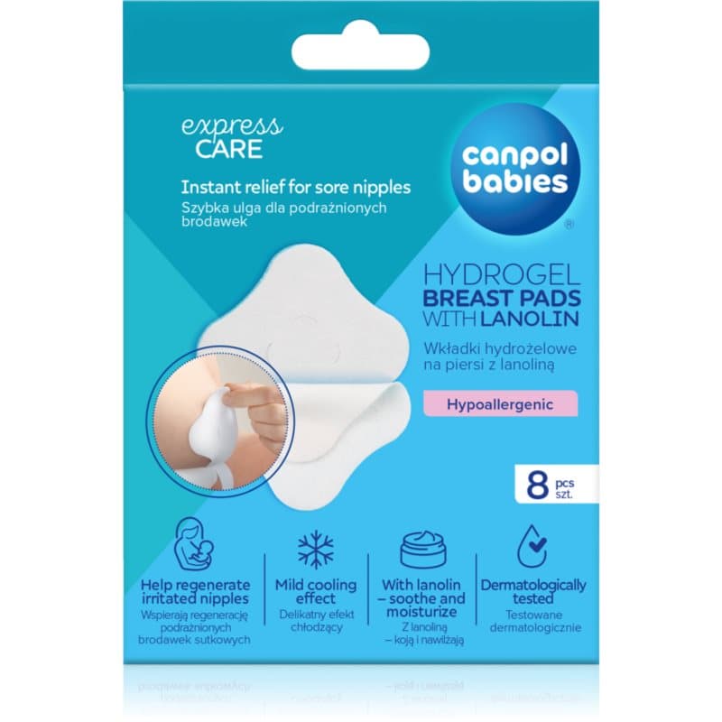 Hydrogel Breast Pads hydrożelowe lecznicze wkładki laktacyjne z lanoliną