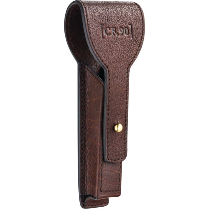 Accessories CF.90 skórzane etui na maszynkę do golenia ręcznie robiony
