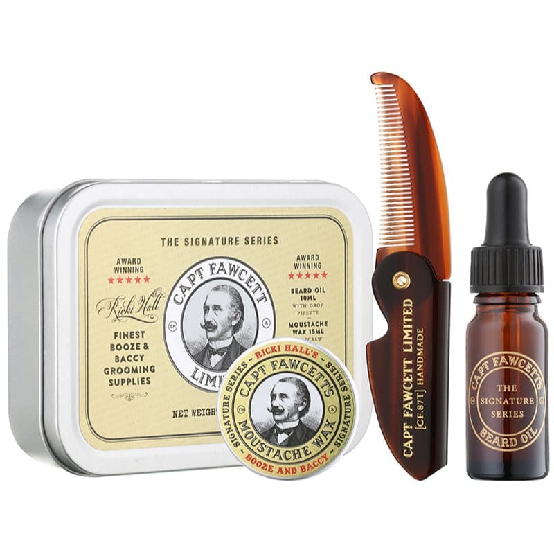 Ricki Hall´s Booze & Baccy Grooming Kit zestaw upominkowy do zarostu dla mężczyzn