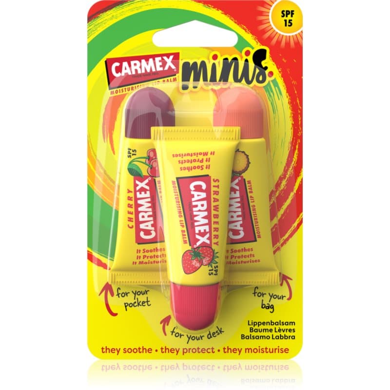 Minis zestaw podróżny do suchych ust SPF 15