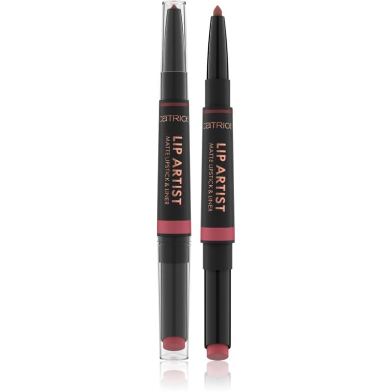 Lip Artist Matte Lipstick & Liner szminka + kredka do ust z matowym wykończeniem odcień 020 Never Apart