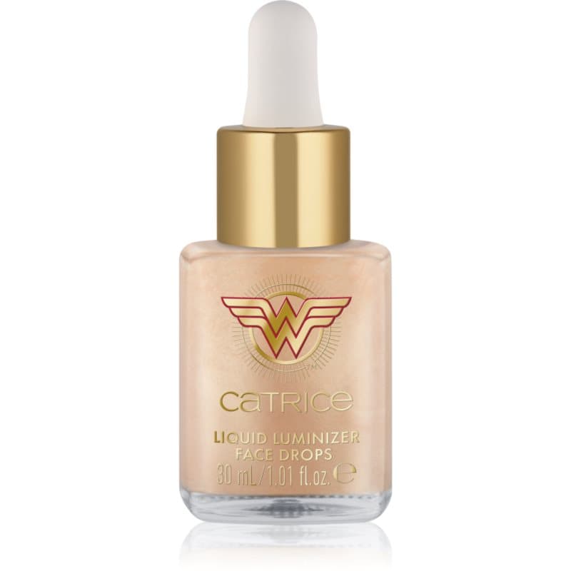 Wonder Woman rozjaśniające serum nawilżające z brokatem