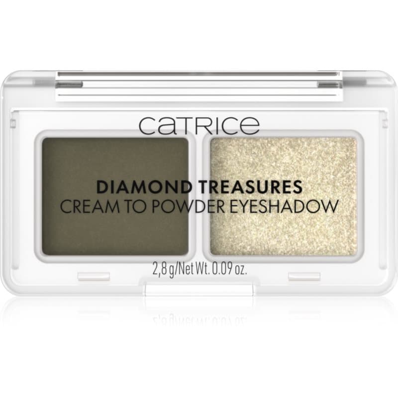 Diamond Treasures duo cienie do powiek odcień 040 Olive Twinkle