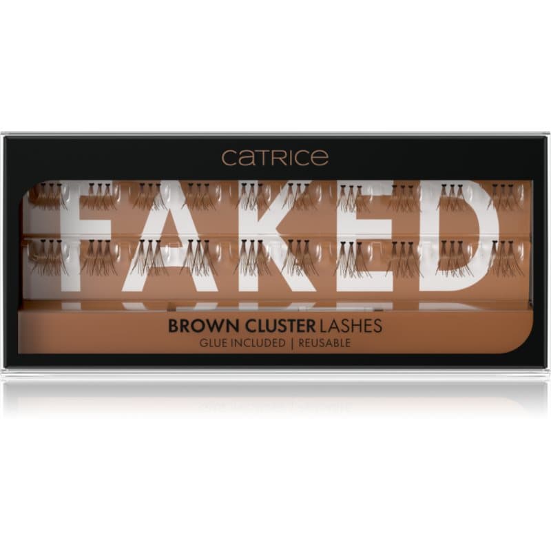 Faked sztuczne rzęsy z klejem Brown Cluster