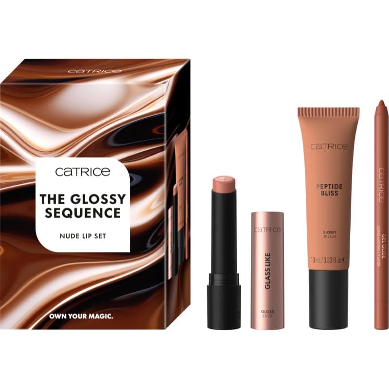 The Glossy Sequence Nude Lip Set zestaw do ust
