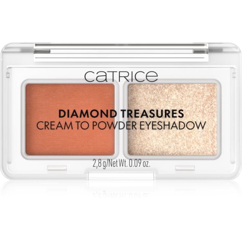 Diamond Treasures duo cienie do powiek odcień 050 Peach Gleam