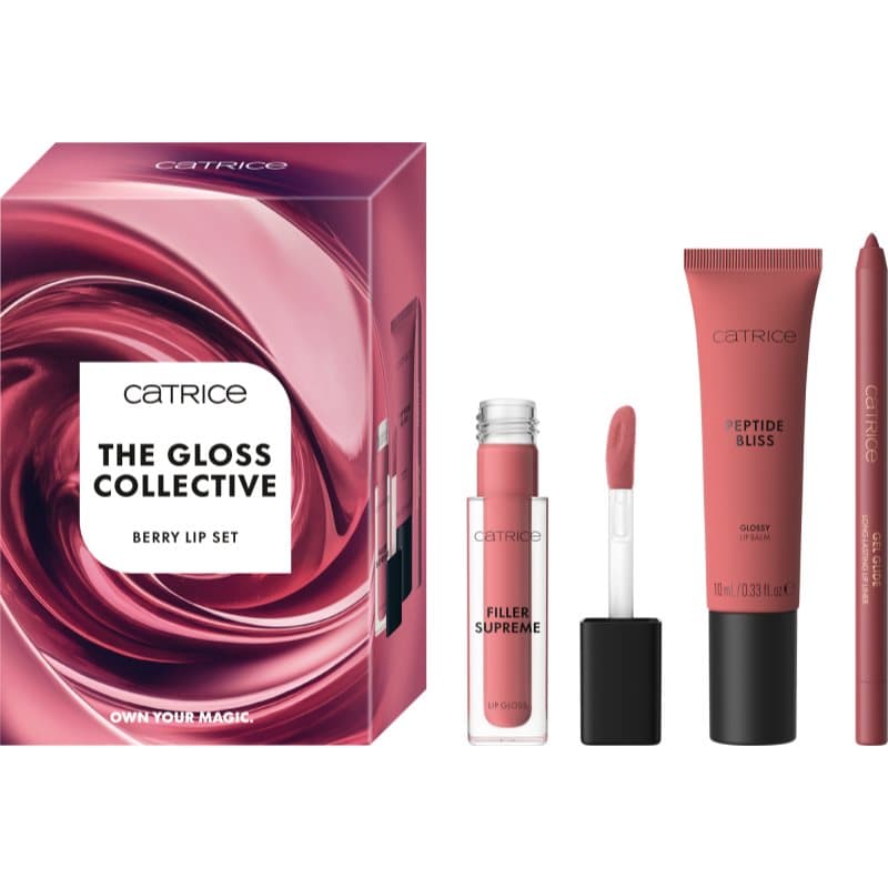 The Gloss Collective Berry Lip Set zestaw do ust odcień 01 Gloss The Line!