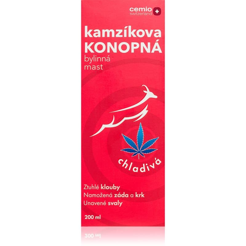 Kamzík hemp ointment maść z efektem chłodzącym