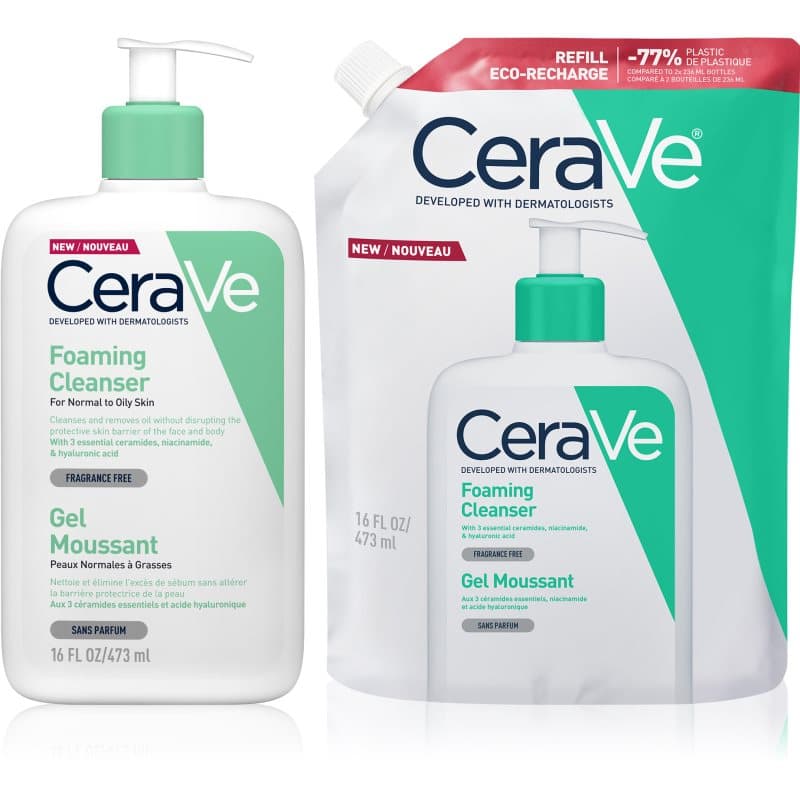 Cleansers Foaming Cleanser zestaw dla skóry normalnej i tłustej