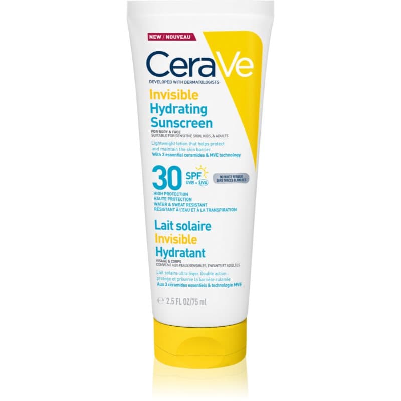 Invisible Hydrating Sunscreen SPF 30 mleczko do opalania do twarzy i ciała SPF 30