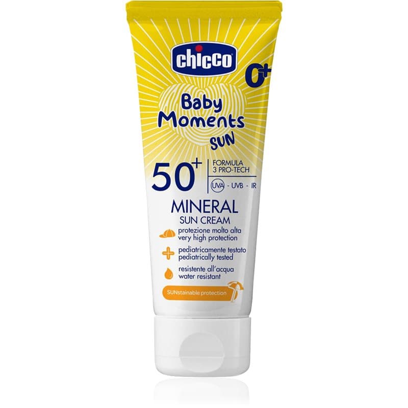 Baby Moments Sun Mineral krem do opalania dla dzieci SPF 50+ 0 m+