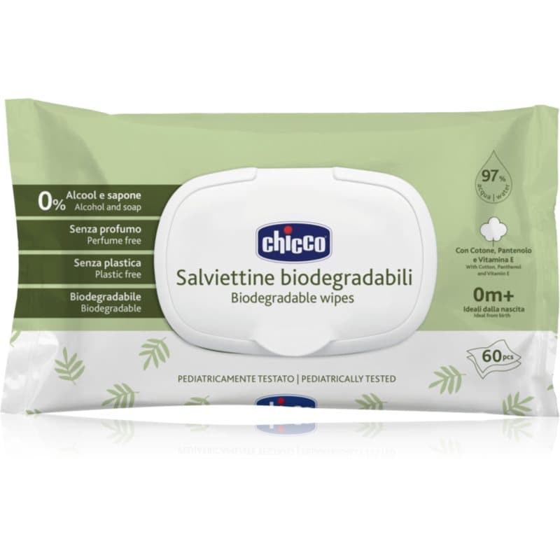 Biodegradable Baby Wipes delikatne nawilżane chusteczki dla dzieci
