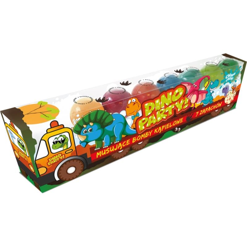 Dino Truck musujące kule do kąpieli dla dzieci