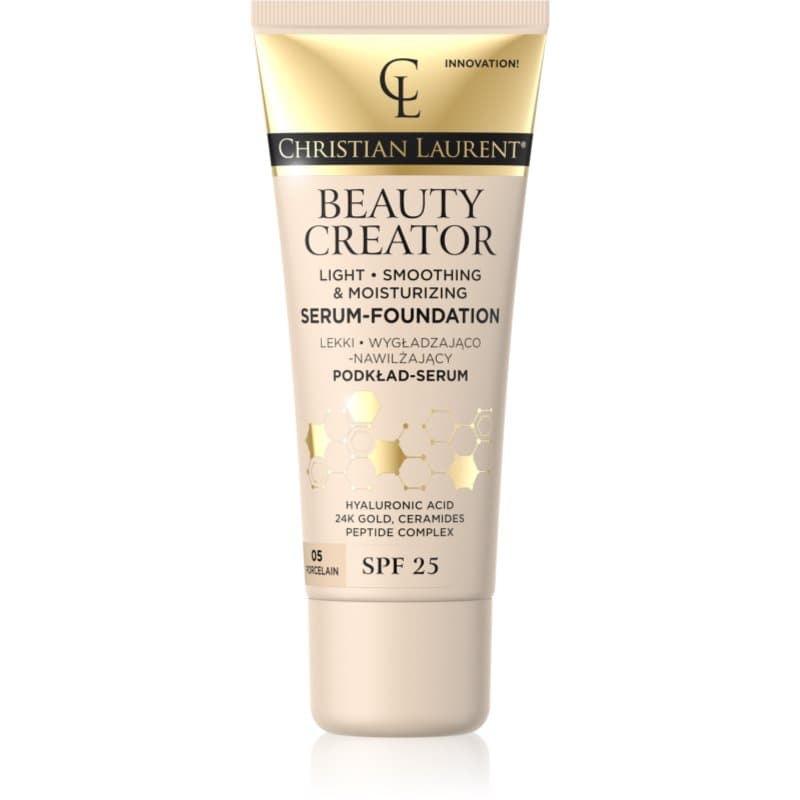 Beauty Creator lekki podkład nawilżający SPF 25 odcień 05 Porcelain