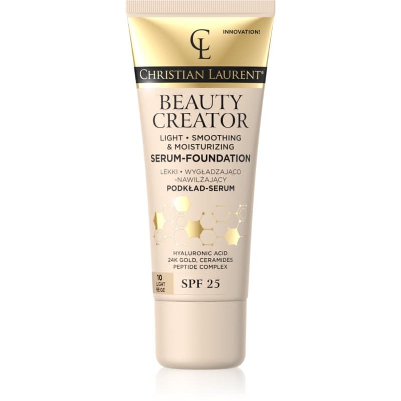 Beauty Creator lekki podkład nawilżający SPF 25 odcień 10 Light Beige