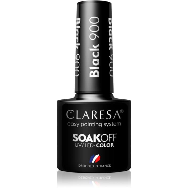 SoakOff UV/LED Color Black lakier hybrydowy do paznokci odcień 900