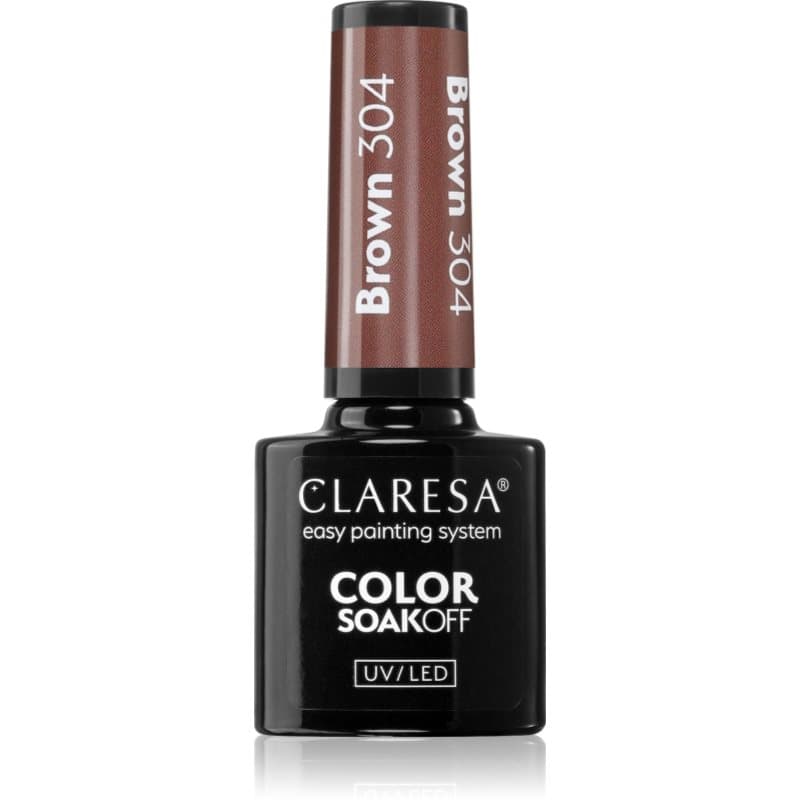 SoakOff UV/LED Color Brown lakier hybrydowy do paznokci odcień 304