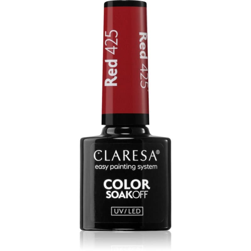 SoakOff UV/LED Color Rainbow Explosion lakier hybrydowy do paznokci odcień Red 425