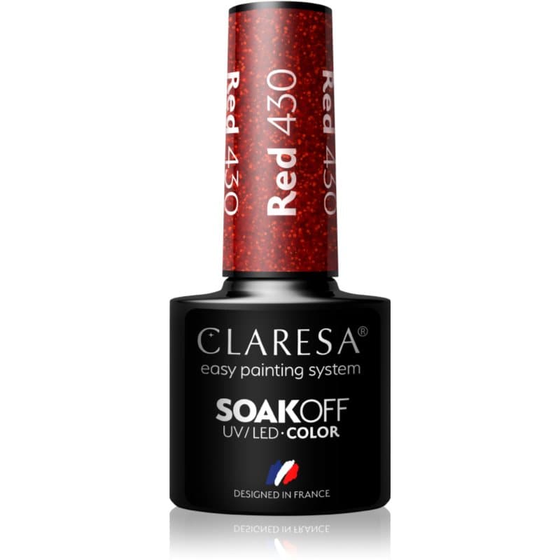 SoakOff UV/LED Color Rainbow Explosion lakier hybrydowy do paznokci odcień Red 430