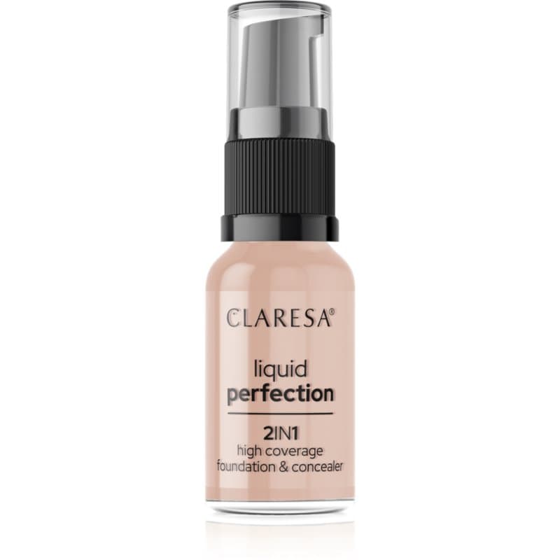 Liquid Perfection 2in1 podkład mocno kryjący odcień 104 Nude