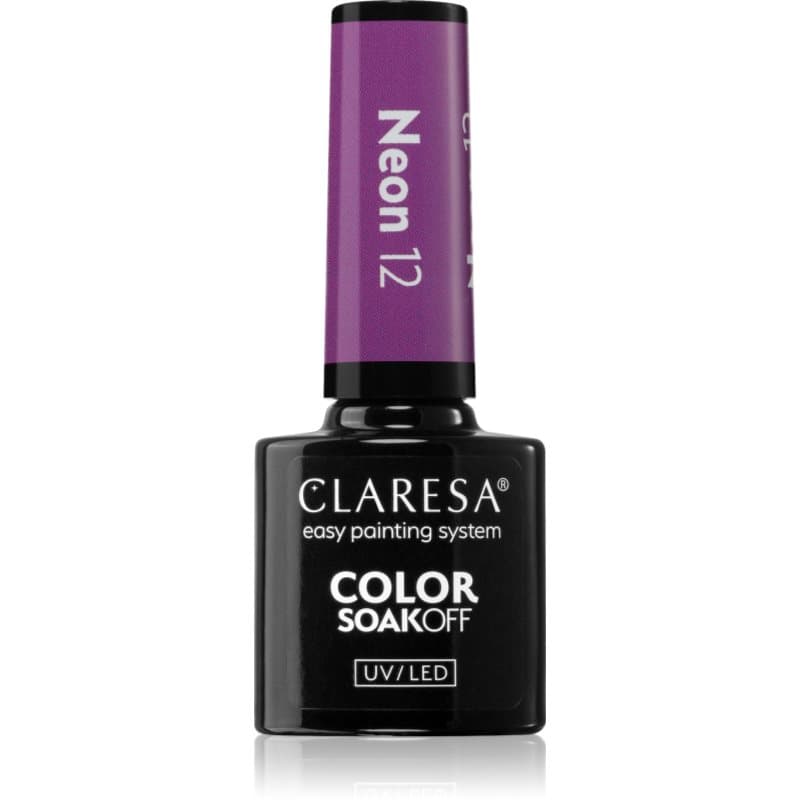 SoakOff UV/LED Color Neon lakier hybrydowy do paznokci odcień 12
