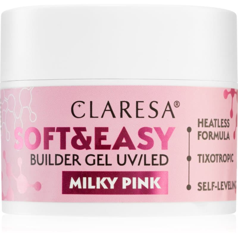 Soft&Easy Builder Gel żel podkładowy do paznokci odcień Milky Pink