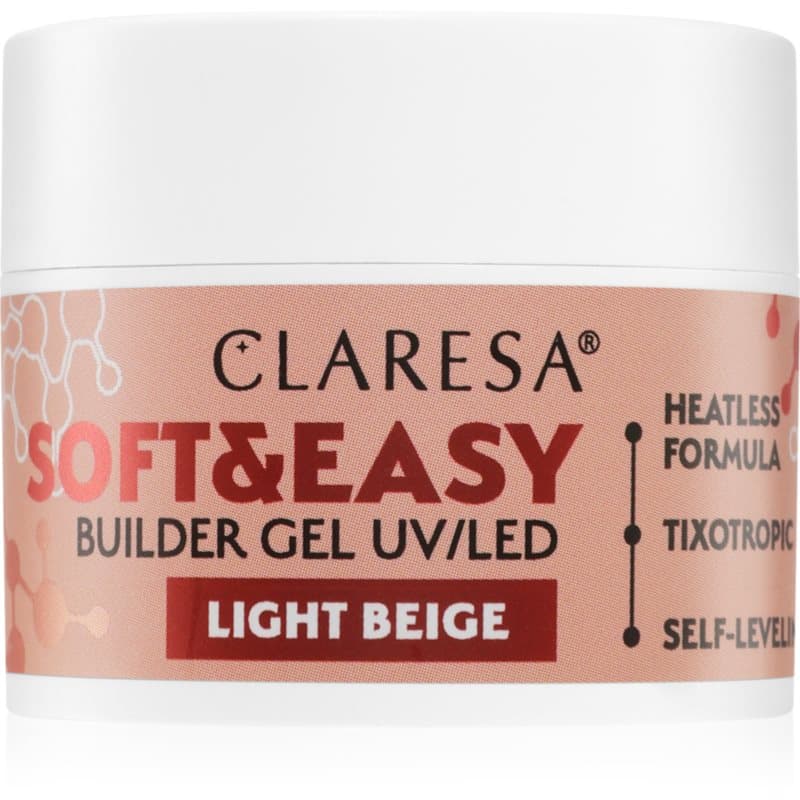Soft&Easy Builder Gel żel podkładowy do paznokci odcień Light Beige