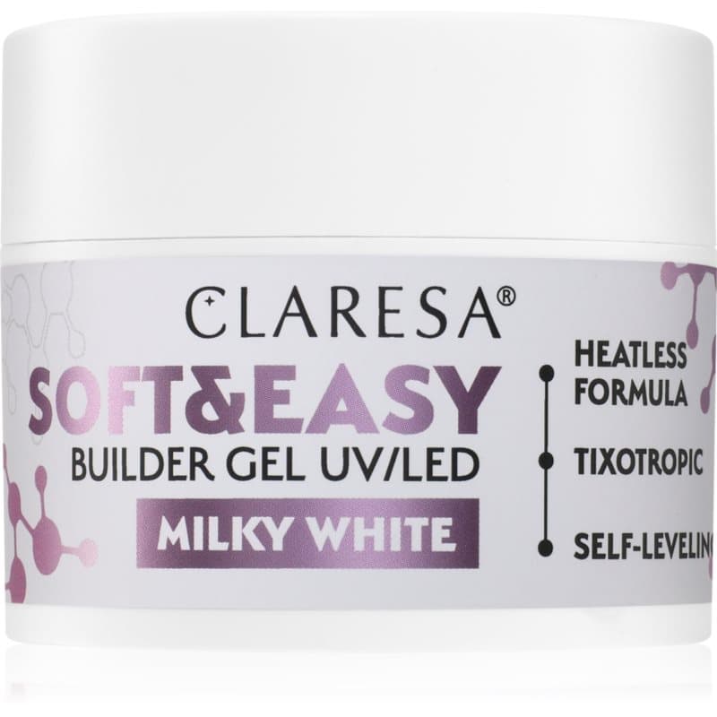 Soft&Easy Builder Gel żel podkładowy do paznokci odcień Milky White