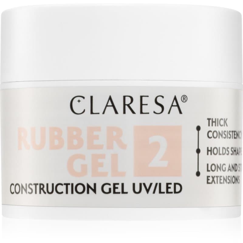 Rubber Gel Construction Gel UV/LED lakier żelowy do przedłużania paznokci odcień 2