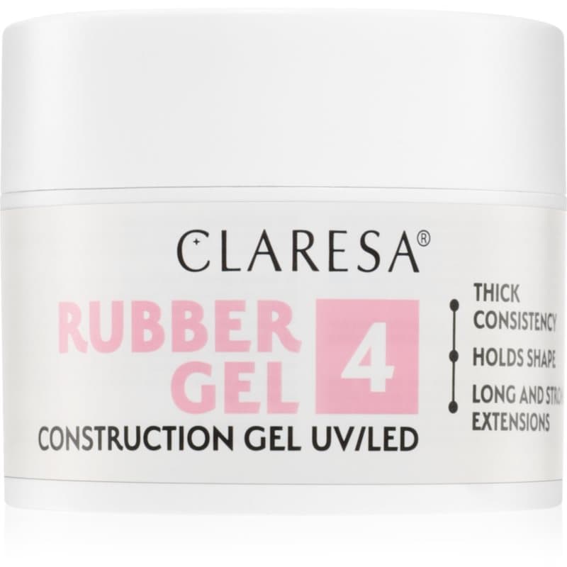 Rubber Gel Construction Gel UV/LED lakier żelowy do przedłużania paznokci odcień 04