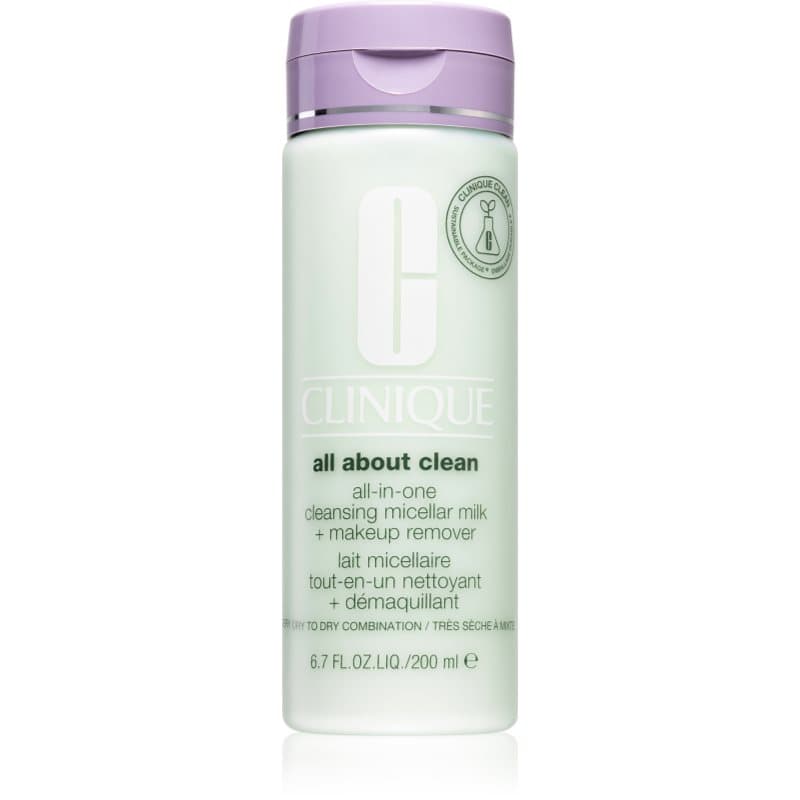 All about Clean All-in-One Cleansing Micellar Milk + Makeup Remover - Typy skóry 1 i 2 Mleczka do twarzy