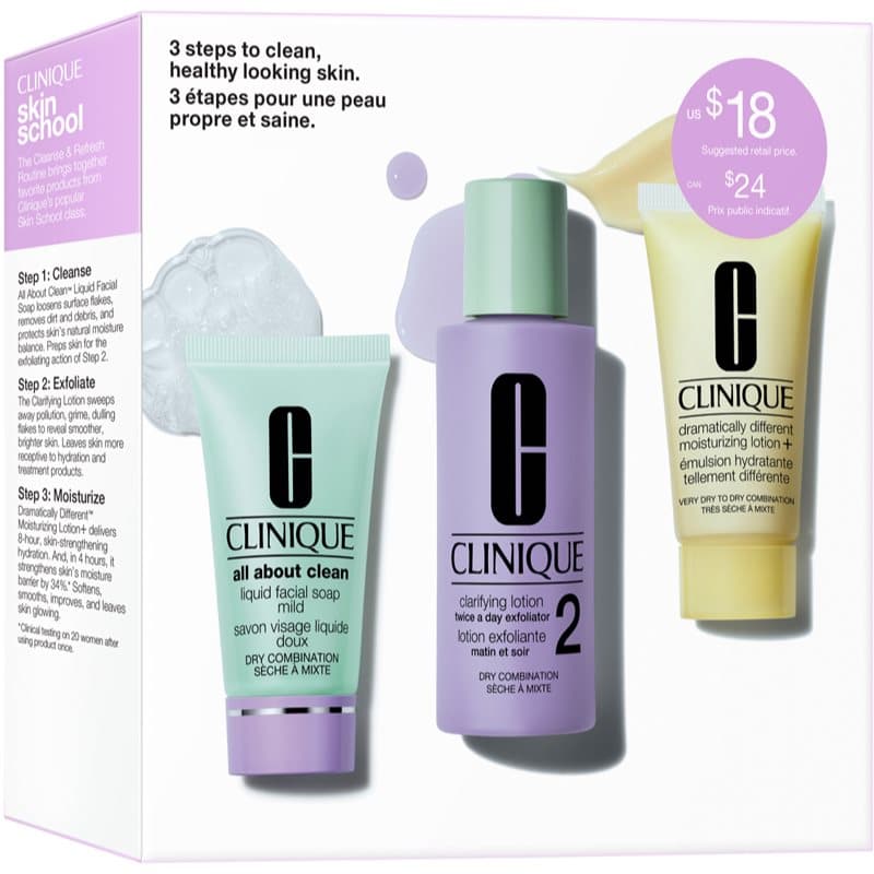 3 Steps Skin Care Kit Skin Type 2 zestaw upominkowy do doskonałego oczyszczania skóry