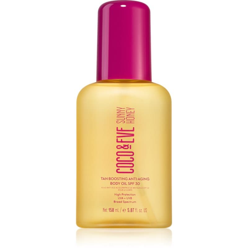 Sunny Honey Tan Boosting Anti-Aging Body Oil SPF 30 olejek ochronny przyspieszający opalanie przeciw starzeniu skóry SPF 30