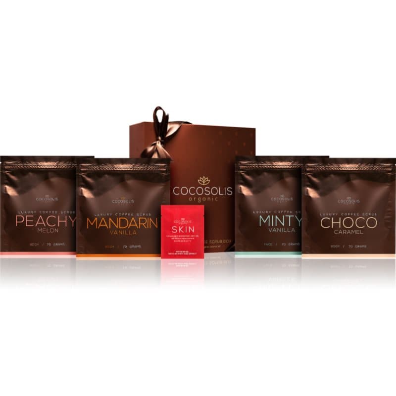 Luxury Coffee Scrub Box zestaw do skóry delikatnej i gładkiej