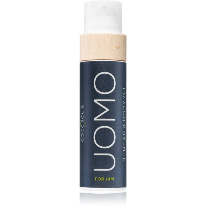 UOMO pielęgnacyjny olejek do opalania baz filtra ochronnego dla mężczyzn Black Coconut